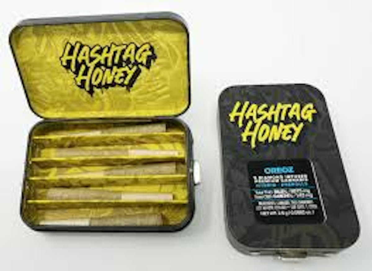Image of Hashtag Honey – Oreoz Infused 5PK Prerolls
