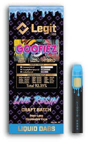 Product: Legit Labs | Live Resin Disposable - 1g - Goofiez