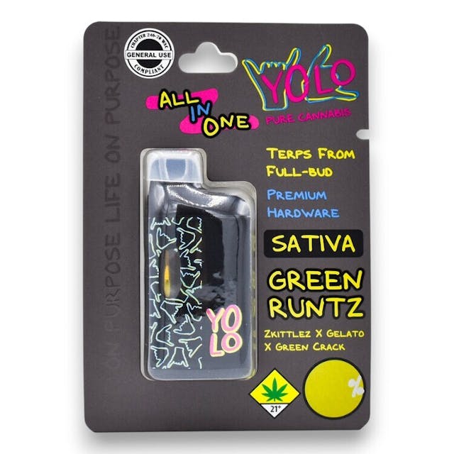 Yolo AIO - Green Runtz - 1g