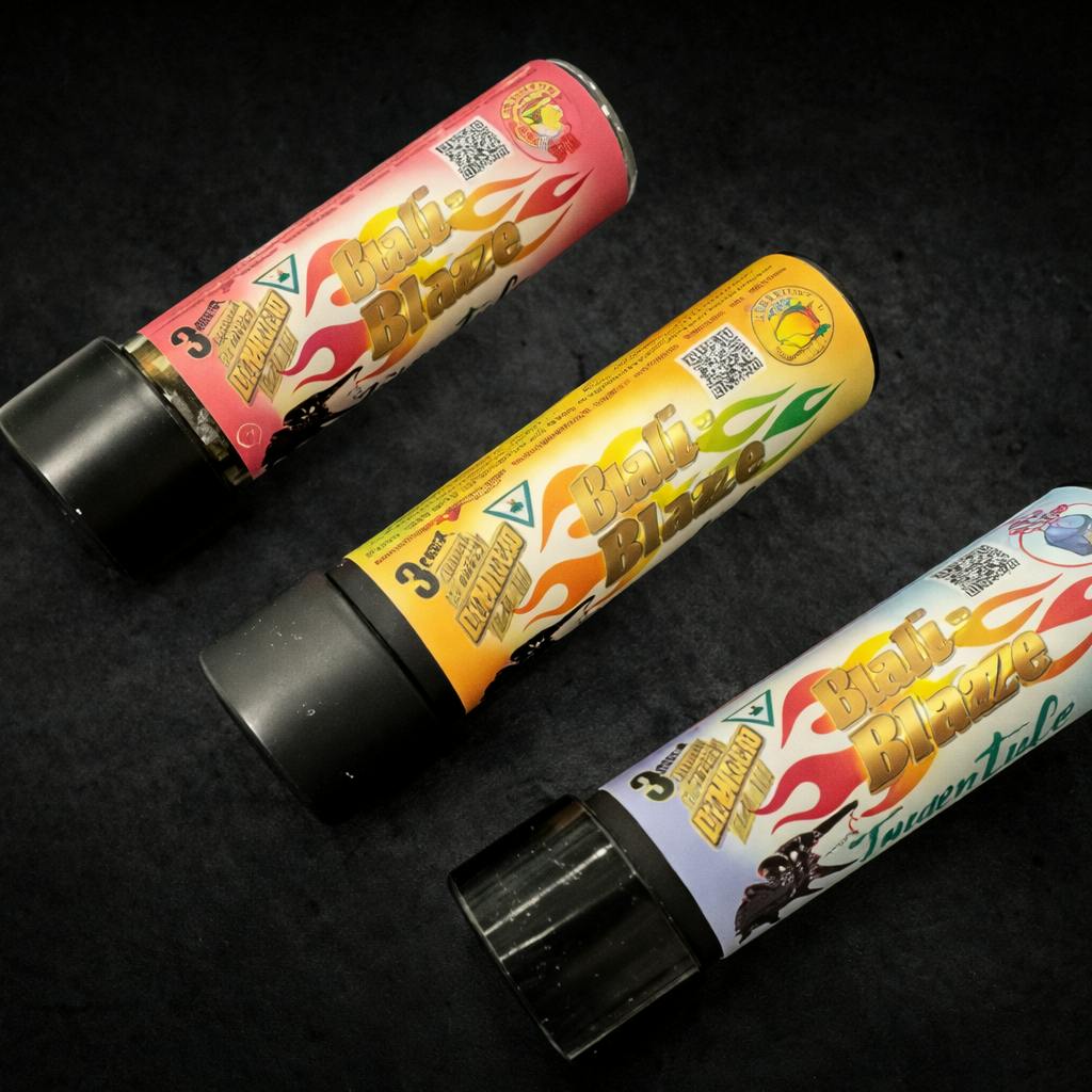 Cali-Blaze - 3-Pack 1g Infused Prerolls - Cherry Pie