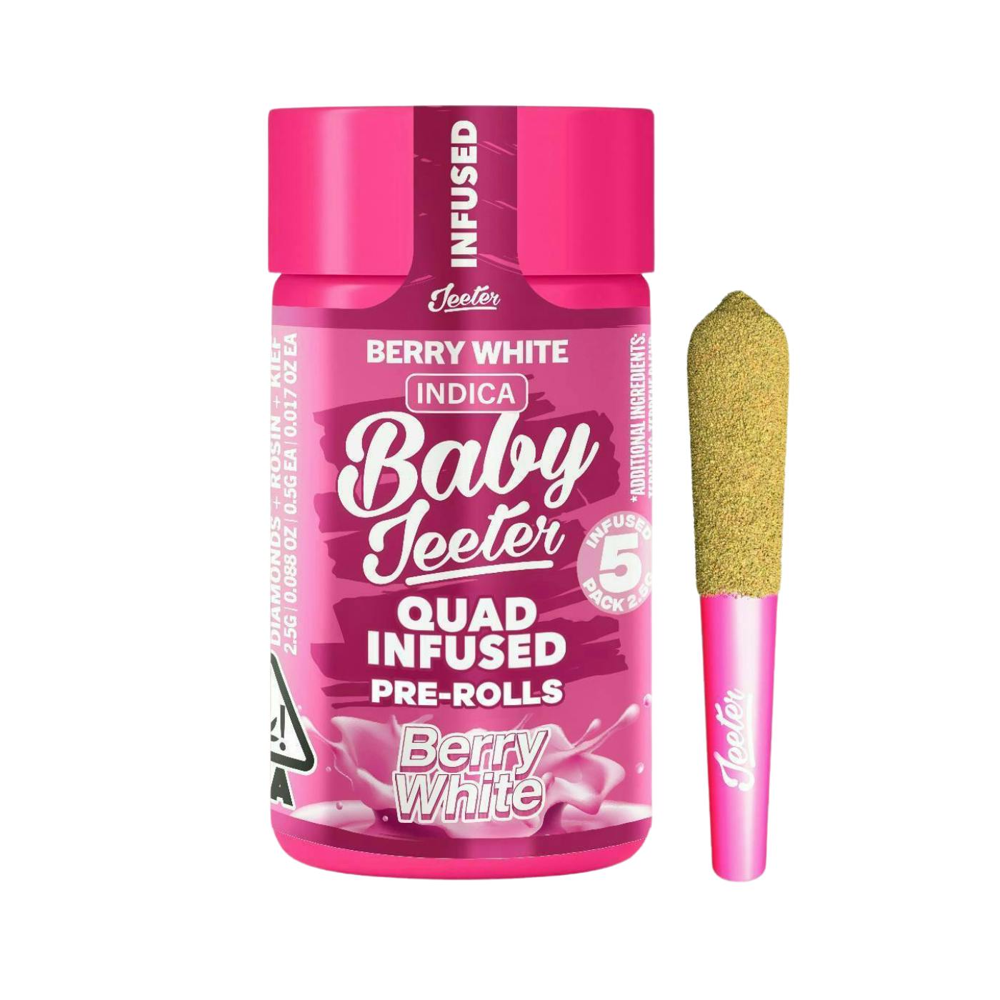 Berry White Baby Jeeter Live Resin 5-Pack | 2.5g