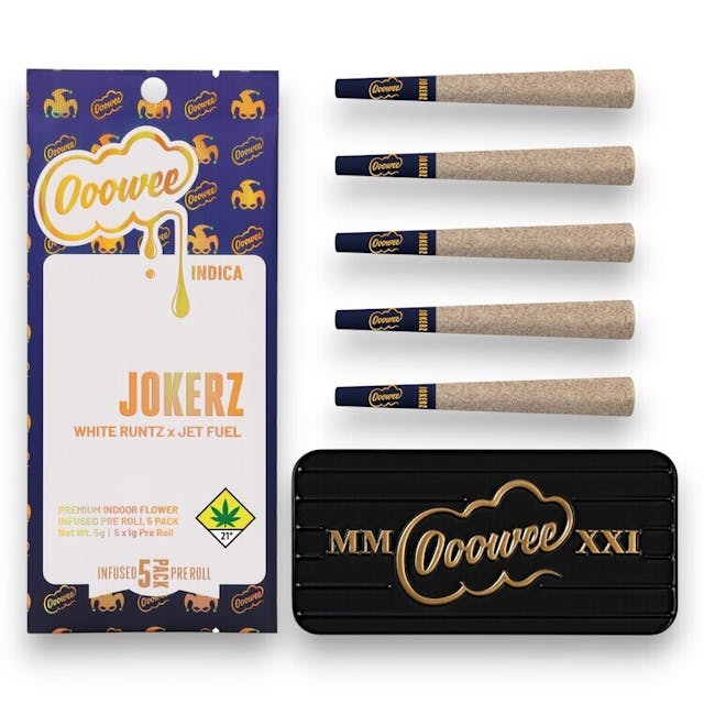 Ooowee - 5/1G Infused PreRoll - Jokerz - 5g