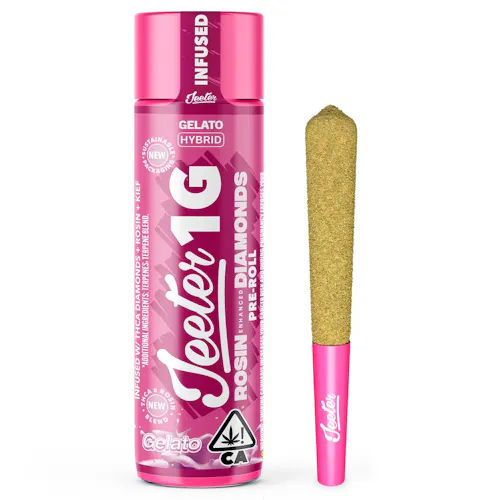 Jeeter – 1g Rosin Diamonds Infused Preroll – Gelato-1
