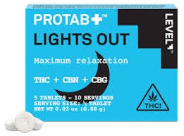 Photo of LEVEL – Lights Out Protab 5pk THC/CBN/CBG
