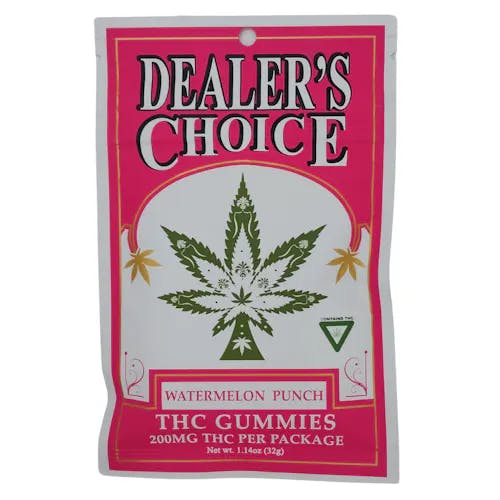Dealer's Choice Dealers Choice - Watermelon Punch - 200mg Gummies
