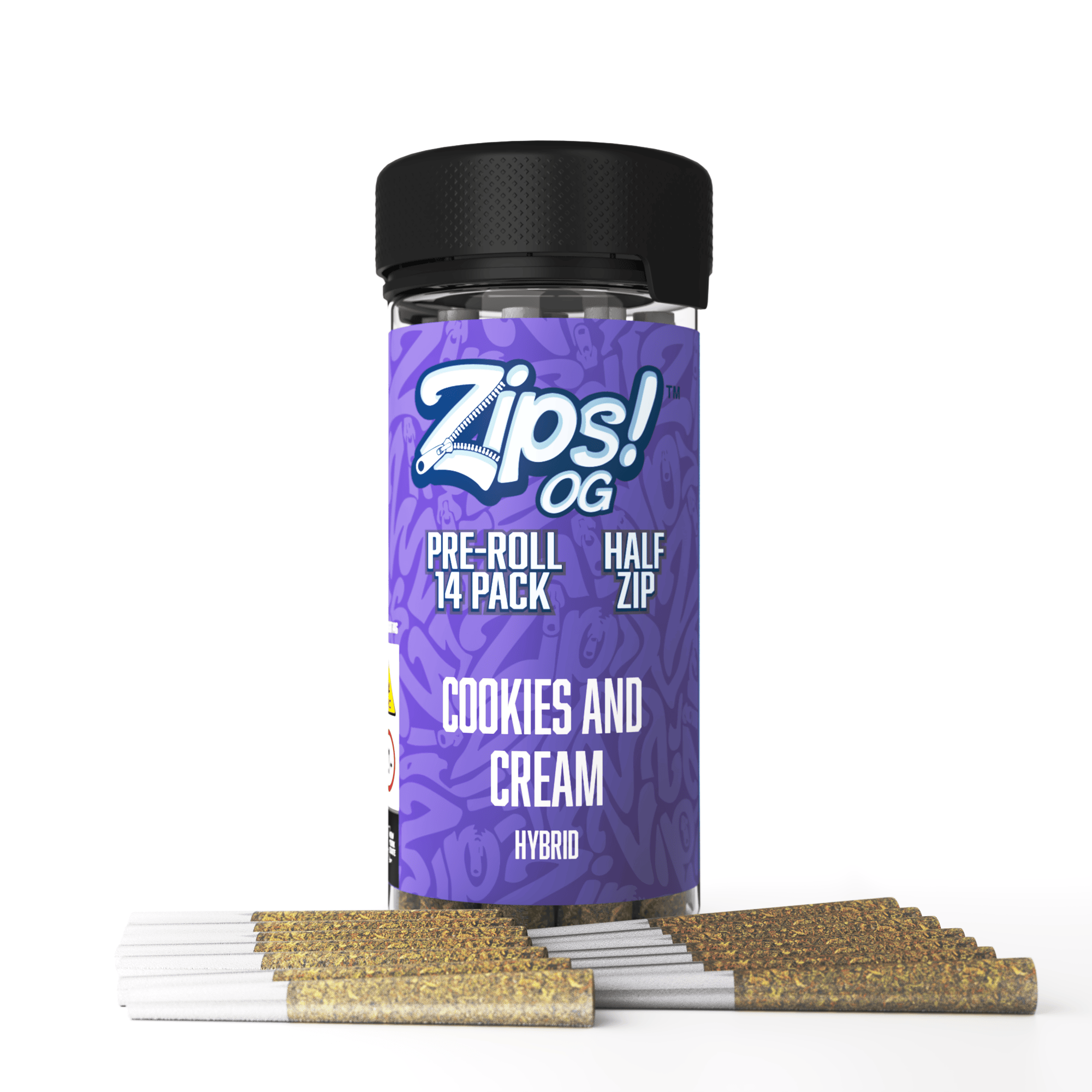 ZIPS | Cookies and Cream | Preroll 14 Pack