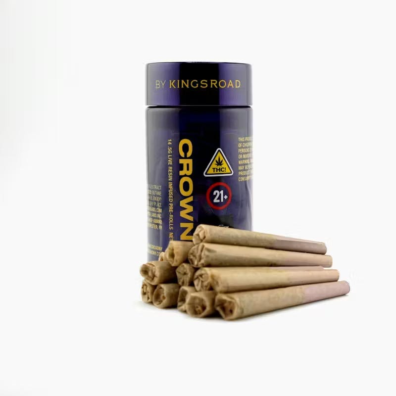 Kings Road | Rainbow Sherb 11 x Gelato 41 | Infused Pre-Rolls | 14ct | 7g