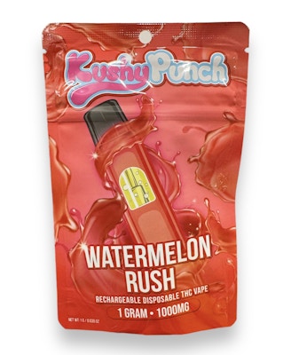 Product SIX Kushy Punch Disposable - Watermelon Rush 1g