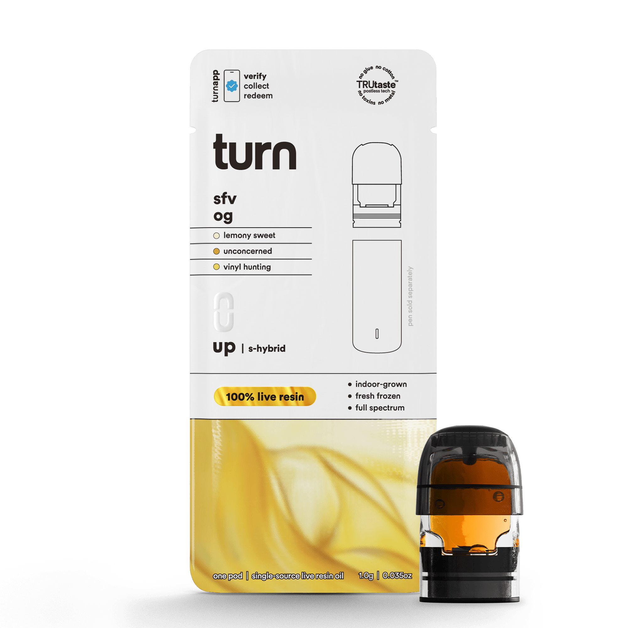 turn 1g Live Resin Pod - SFV OG