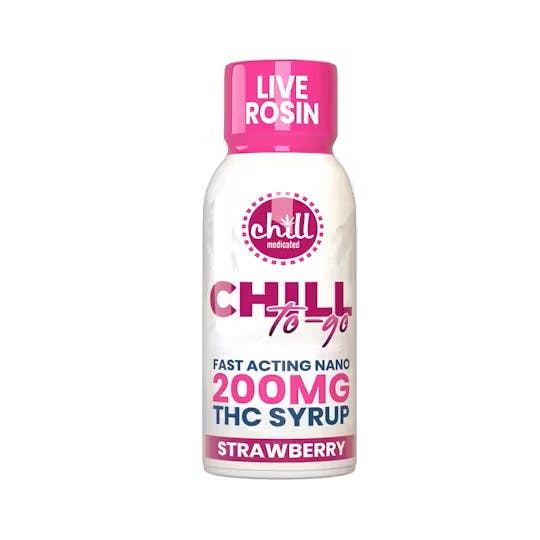 Chill Medicated CHILL MEDICATED | STRAWBERRY | TO-GO LIVE ROSIN SYRUP | 200MG — EDIBLES