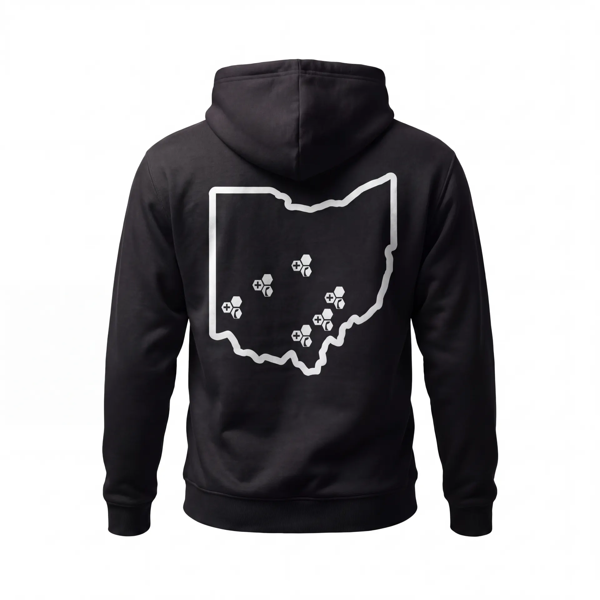 Herbal Wellness Center - Black Hooded Sweatshirt - XXL | HWC
