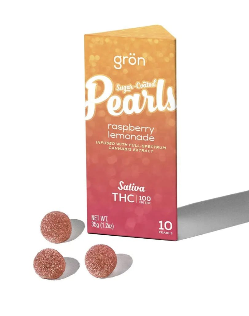 Edibles | Pearls | Gummies | Raspberry Lemonade | 100mg | 10CT