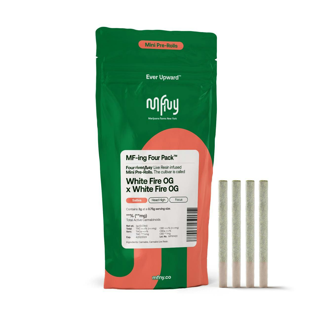 White Fire Og X White Fire Og | Infused | 4pk