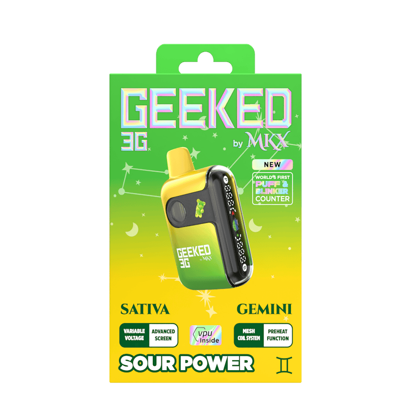 Geeked by MKX 3g Disposable Sour Power