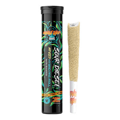 Product: Jungle Juice | Sour Diesel Tarantula Infused 1g Pre-Roll