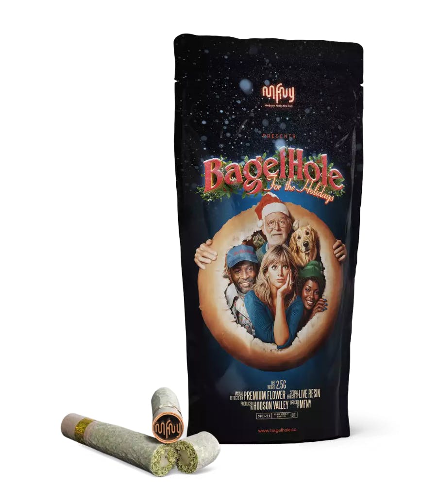 Honey Banana x Honey Banana Bagel Hole Live Resin Infused Pre roll | Sativa | MFNY