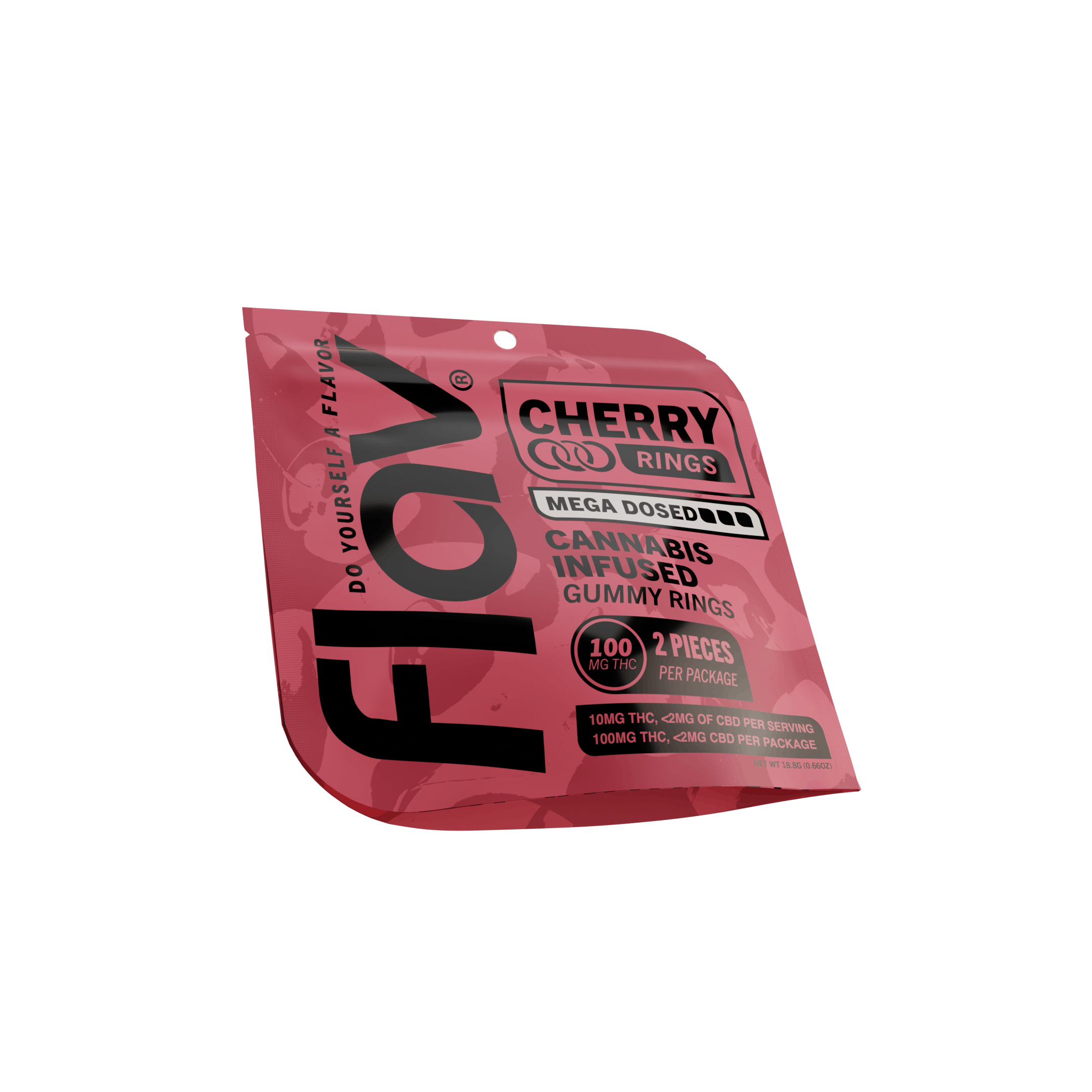 Photo of Flav Cherry | Mega Ring | 100mg | Gummy