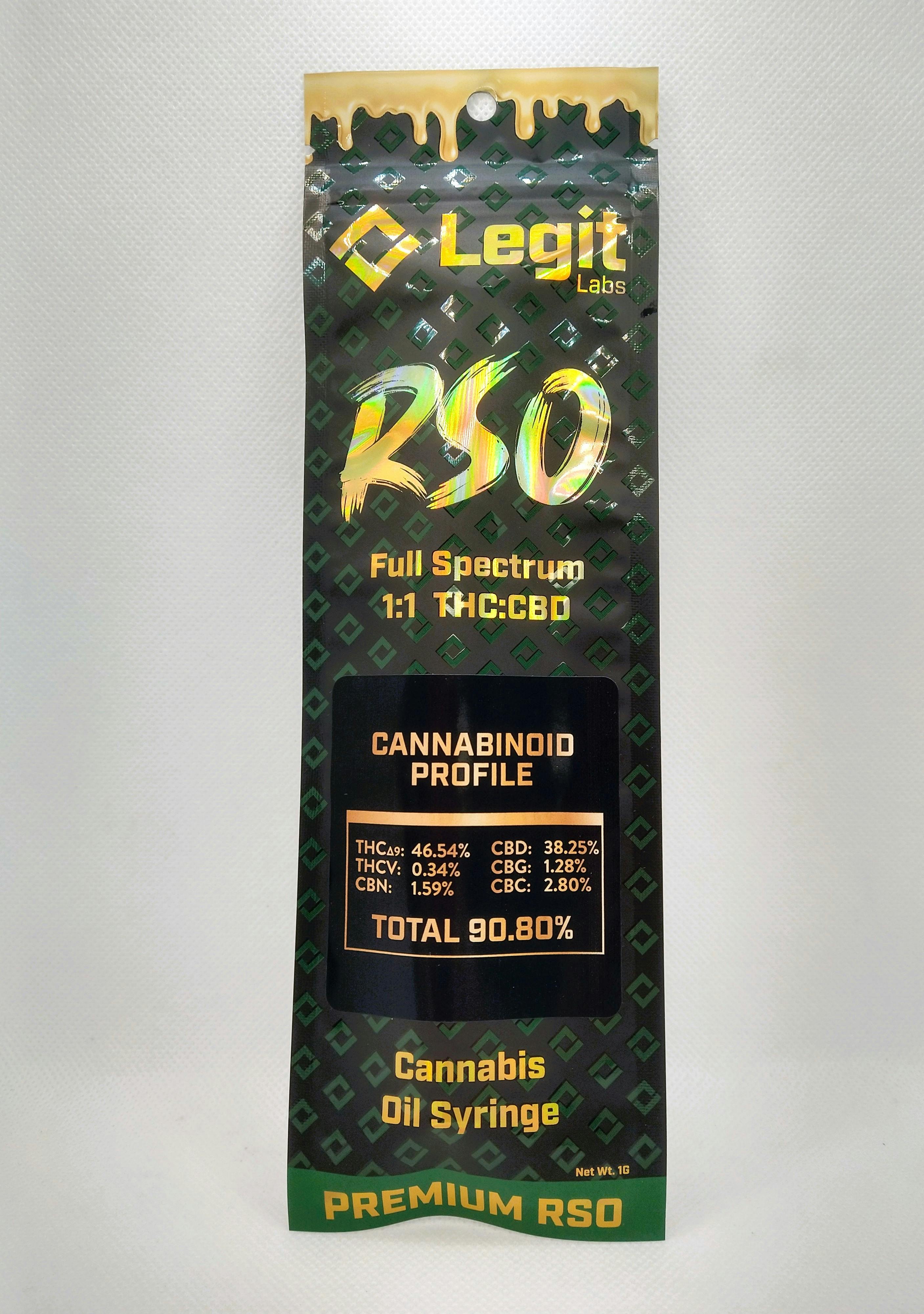 Product: Lit Labs | RSO 1:1 THC:CBD
