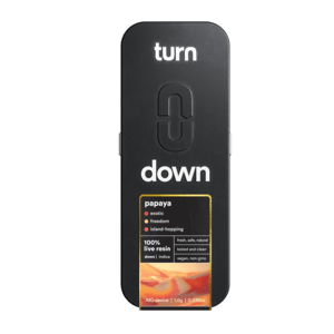 Turn | Papaya | Live Resin Disposable Vape | 1g