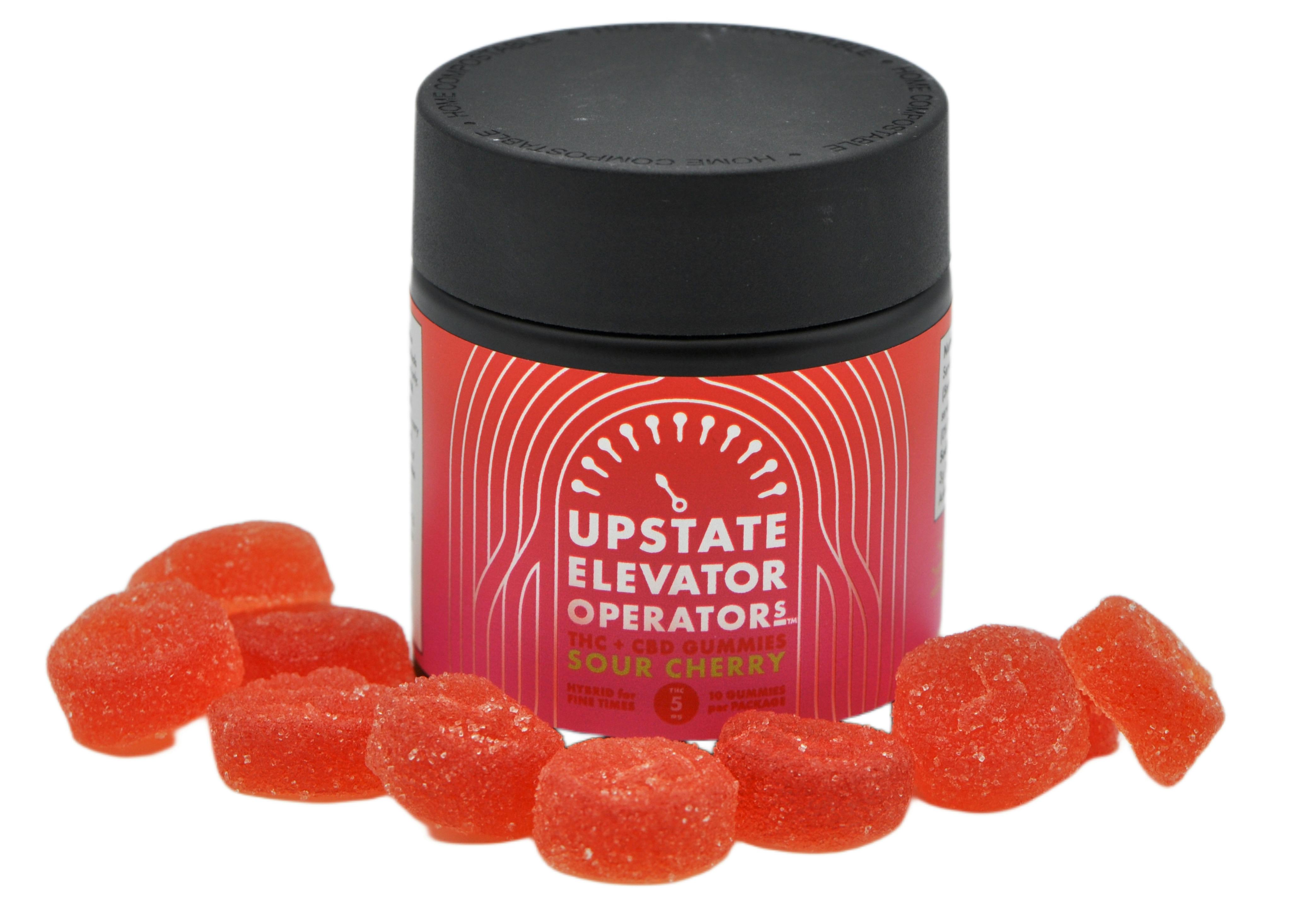 image of Sour Cherry Gummies | 50mg THC + CBD