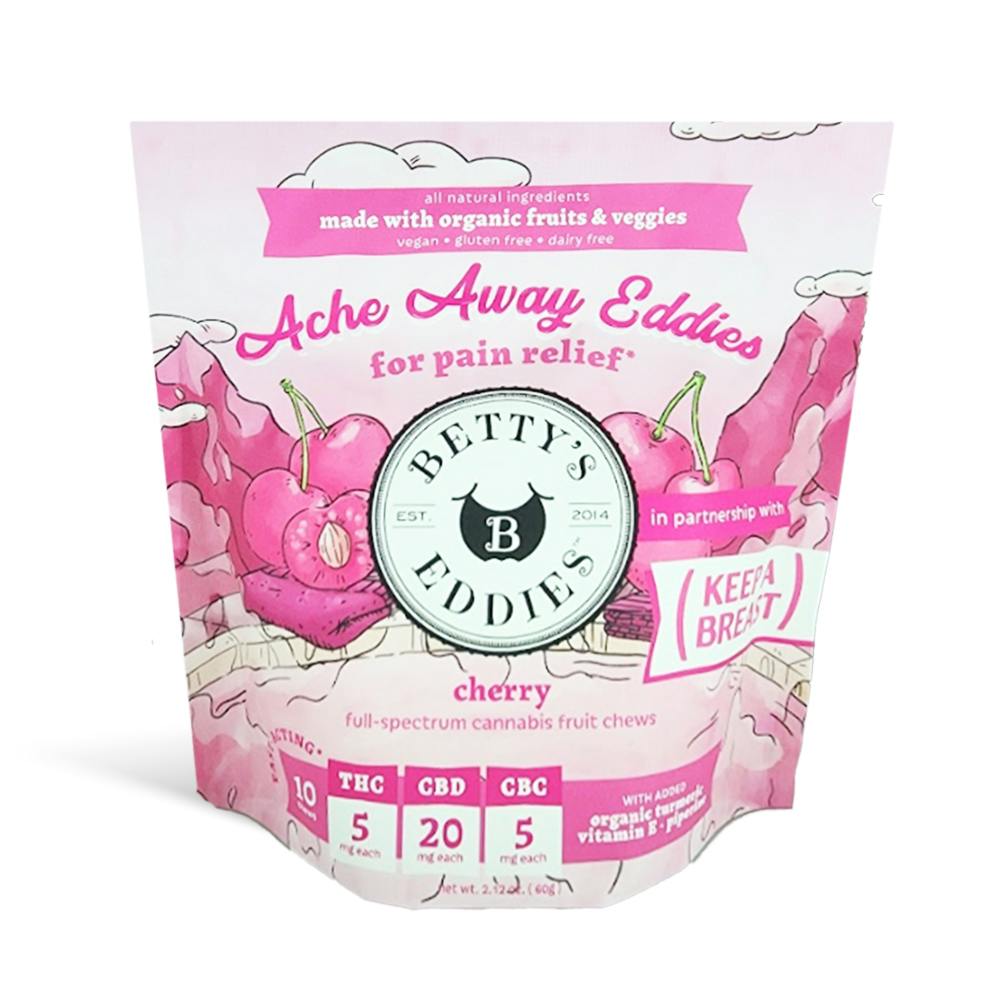 Ache Away Cherry Pain Relief Fruit Chews [10pk] | Theory Wellness