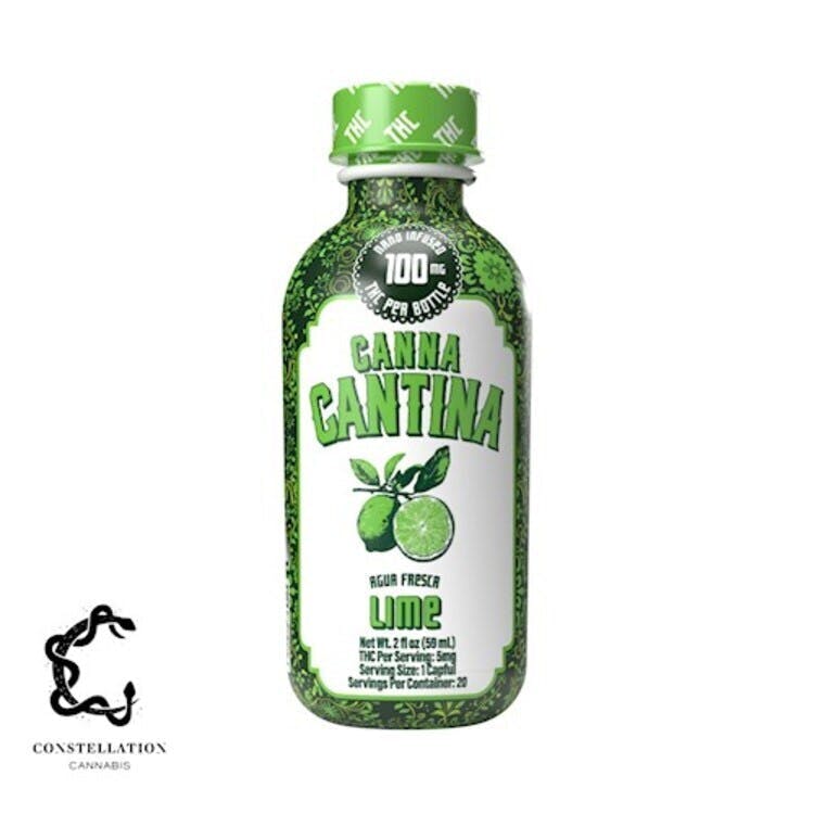 Canna Cantina | Lime | Infused Beverage Shot | 100mg