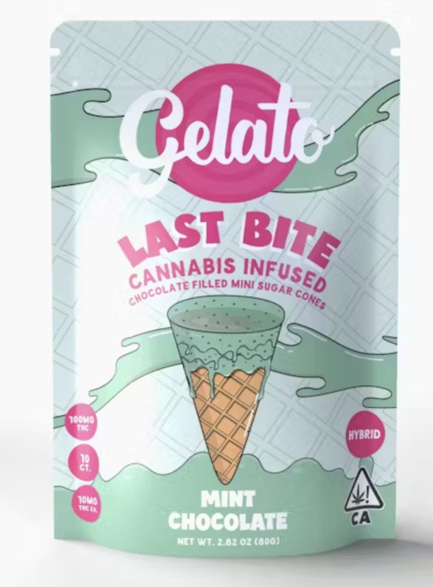 Gelato Co. Last Bite Mint Chocolate Chip Cones 100mg LAX CC
