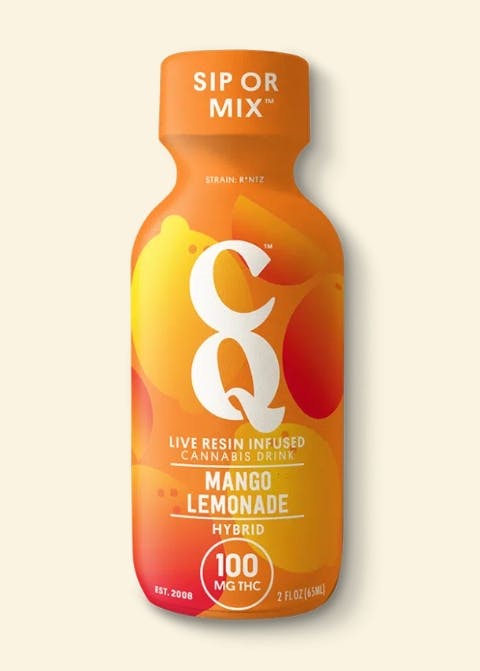 Product CoC CQ Live Resin Shot 2oz - Mango Lemonade 100mg