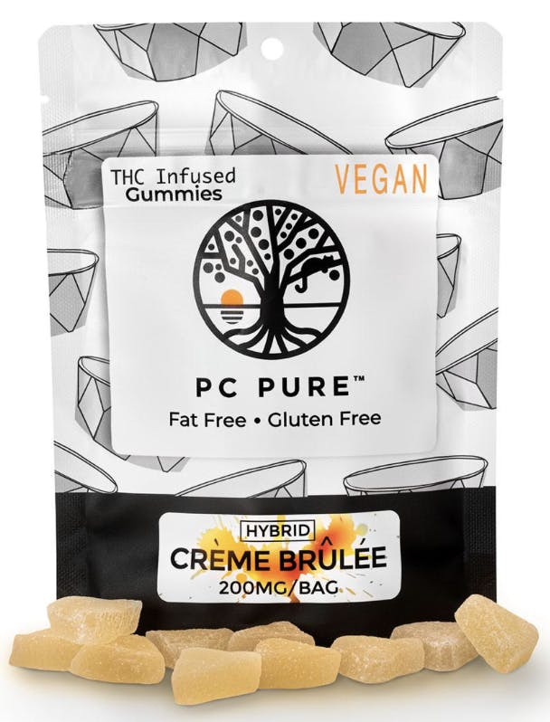 PC Pure | Gummies - 200mg - Creme Brulee (Hybrid)