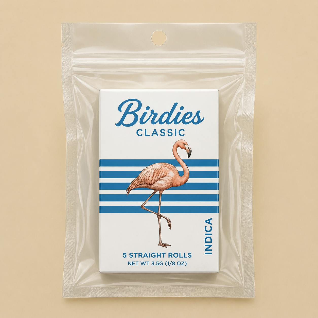 Birdies - 5 Pack .7g Prerolls - Classic Indica