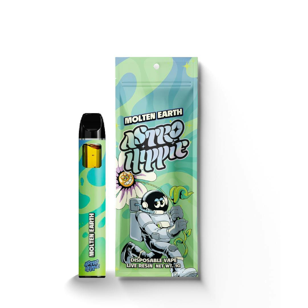 Astro Hippie - 1g Live Resin Disposable - Molten Earth