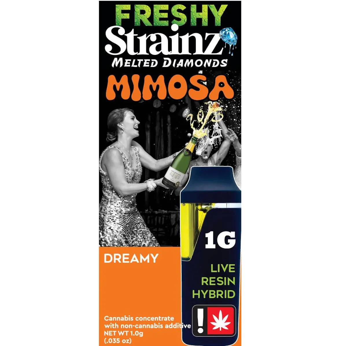 STRAINZ Mimosa Live Resin Disposable (Freshy) 1g Vaporizers | FRESHY