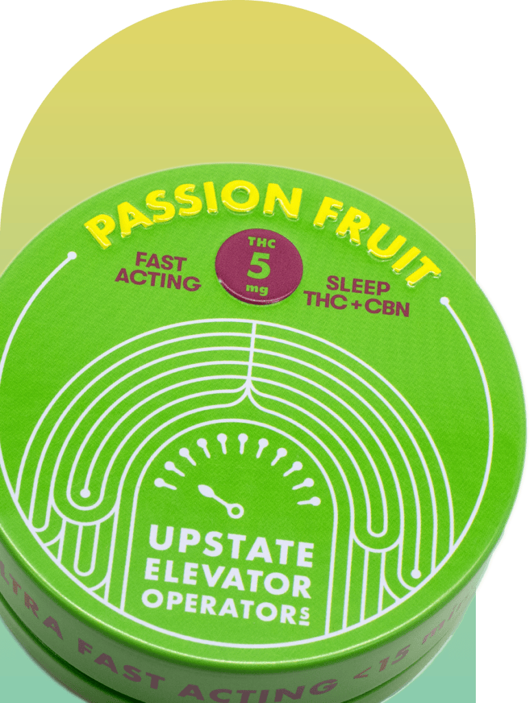 image of Passion Fruit Fast Acting Gummies | 50mg THC+CBN