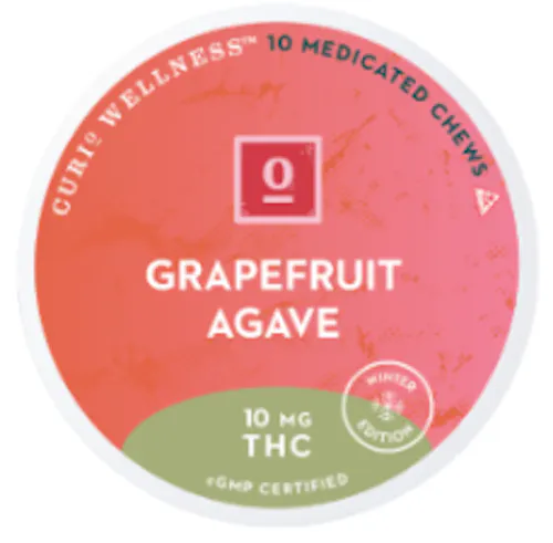 10mg Grapefruit Agave Chews /100mg-active