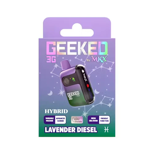 MKX - 3g Geeked Disposable - Lavender Diesel (H)