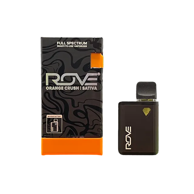 Rove Live Resin Diamond Minibar Disposable Orange Crush .5g (sativa, live resin disposable)