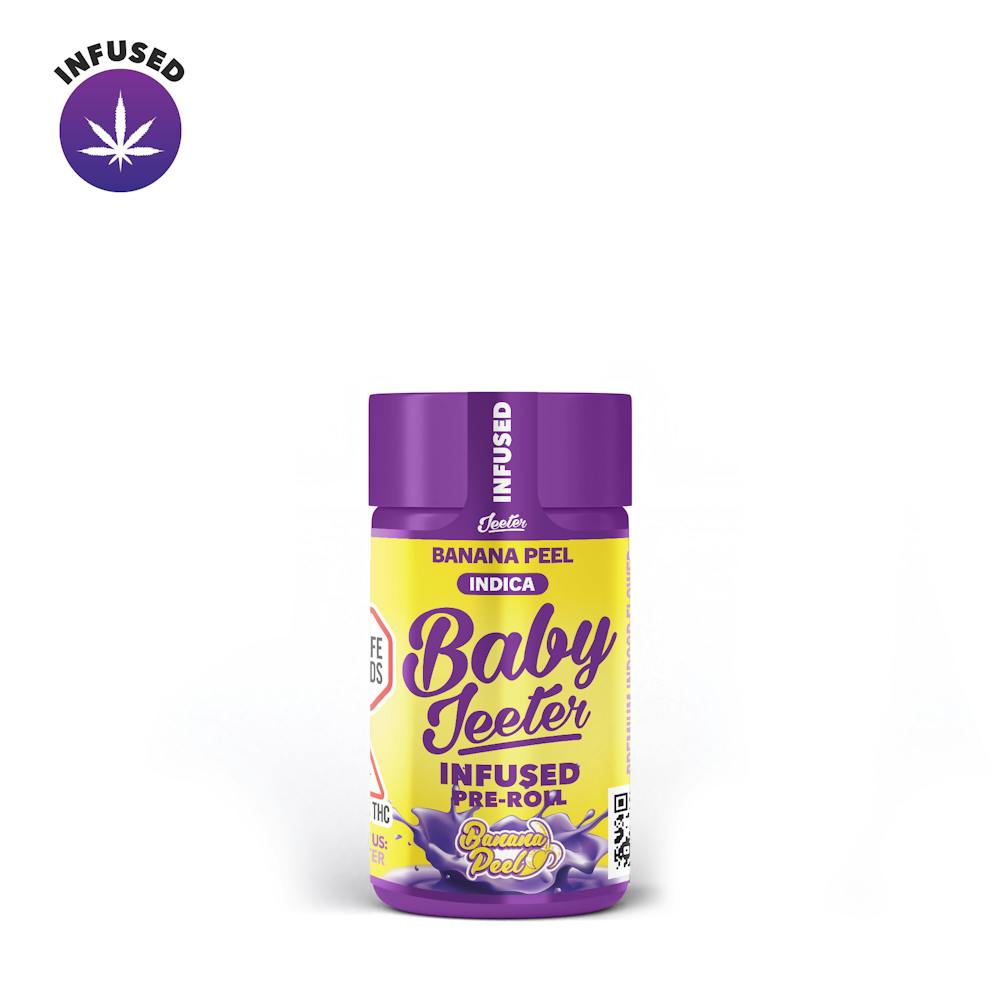 Product Banana Peel Baby Jeeter Infused Pre-Roll 5-pack | 2.5g