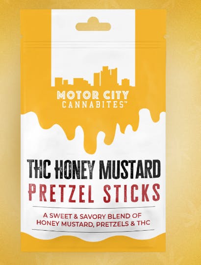 Honey Mustard Pretzels | 200mg | Motor City Cannabites