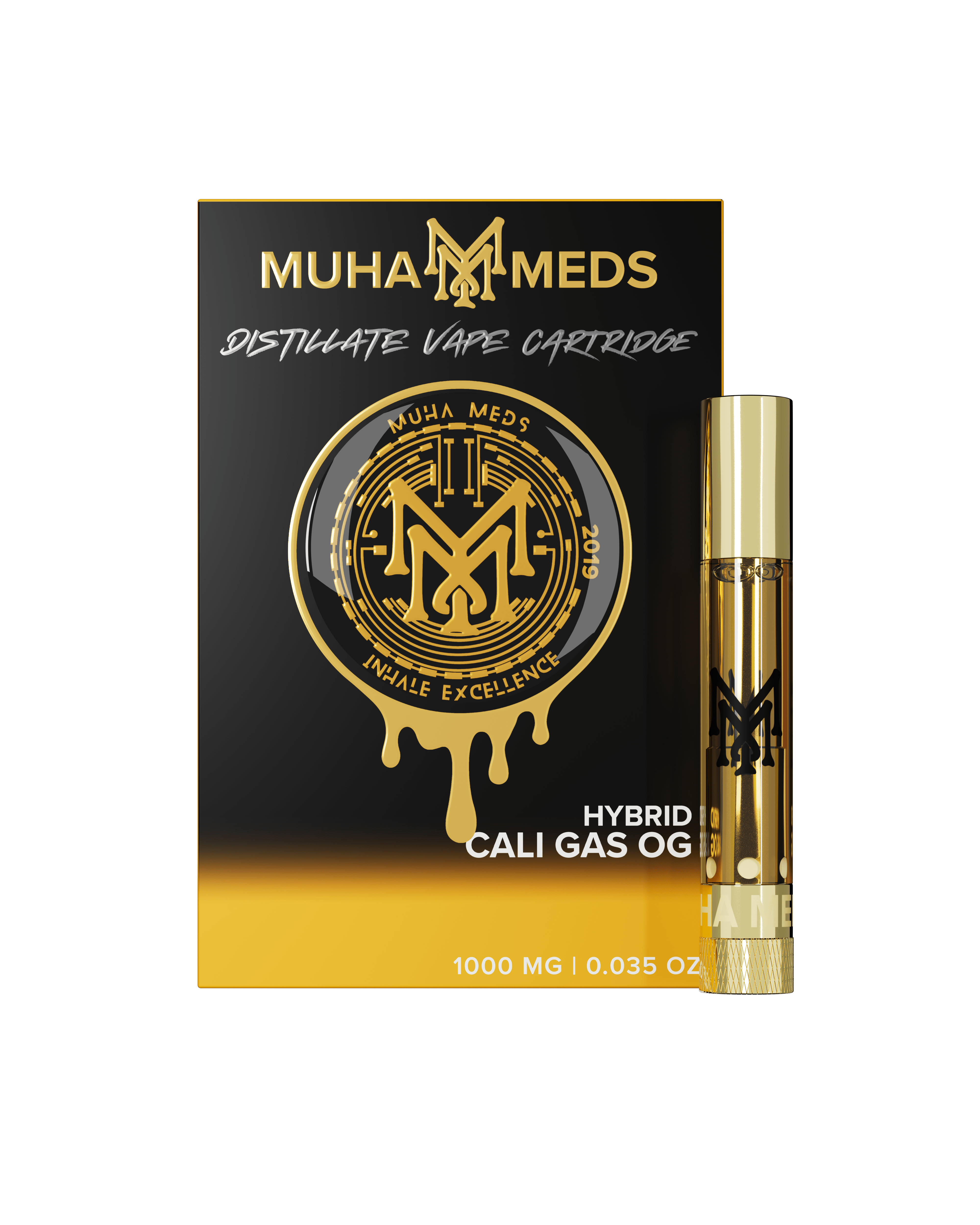 Muha Meds - Cali Gas OG - 510 Cartridge | Hybrid