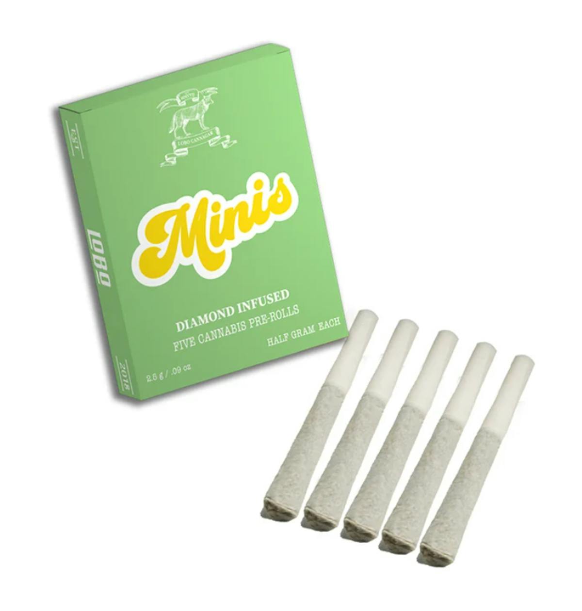 Photo of Lobo | Blue Dream Minis Diamond Infused Pre-Rolls 5×0.5G