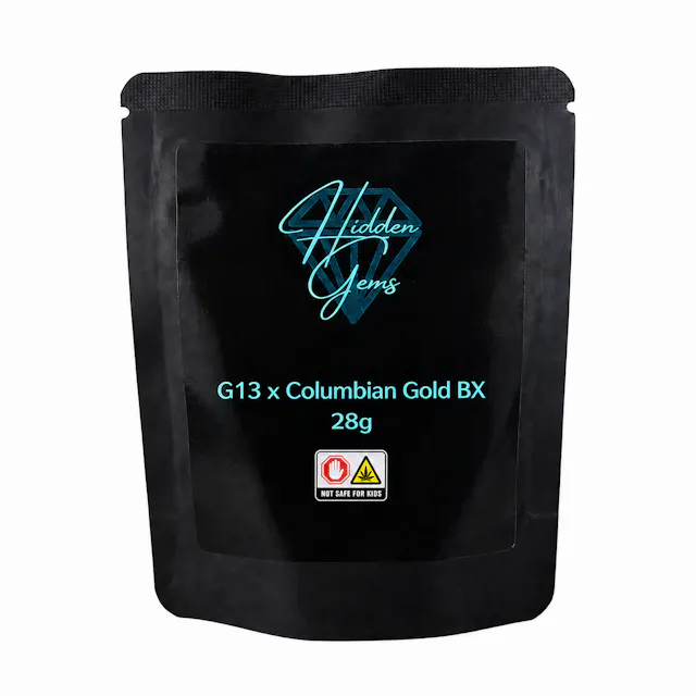 Hidden Gems Flower G13 x Columbian Gold 28g (hybrid)