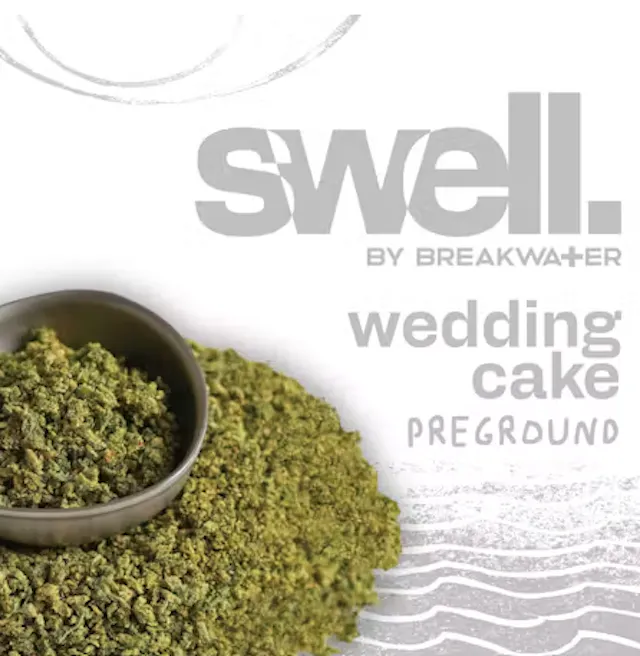 Swell Edibles Swell Pre-Ground Flower Wedding Cake 14g (indica, pre ground)