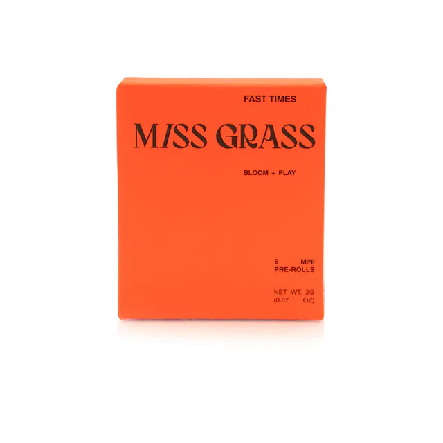 Miss Grass Mini Pre-Roll Pack Fast Times - Afghani Haze 5pk/2g (sativa, packs)