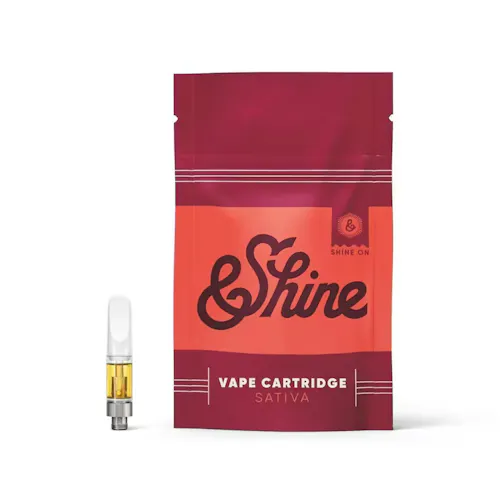 &Shine Super Lemon Haze Distillate Vape Cartridge 1000mg-1