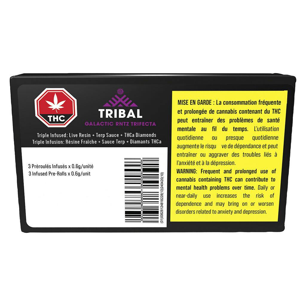 Tribal - galactic rntz trifecta infused prjs - 3x0. 6g
