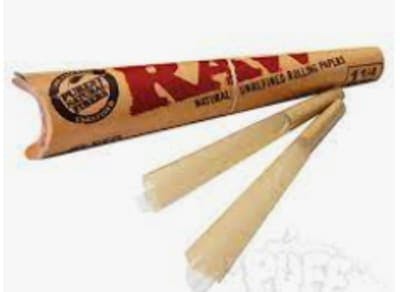 RAW RAWket FIVE CONE KIT Rolling Papers - NEW Assorted SIZES PRE ROLLED  CONES