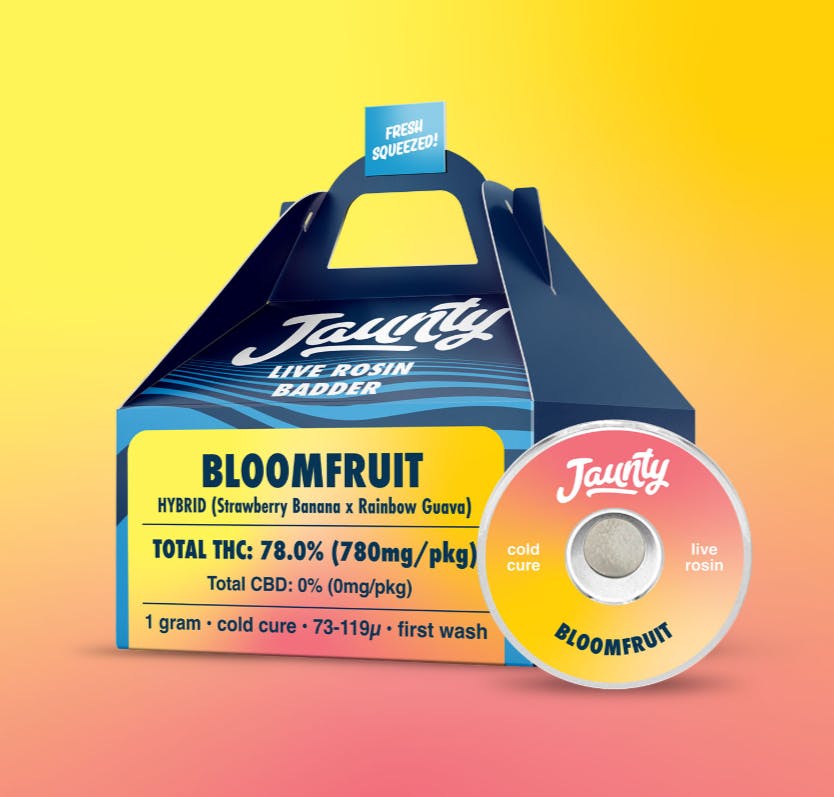 Jaunty Bloomfruit Live Rosin Badder