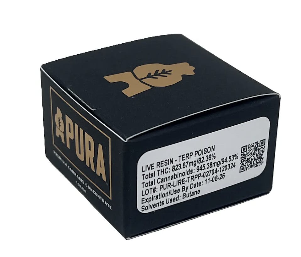 Concentrate | Pura | Terp Poison | Live Resin | 1g