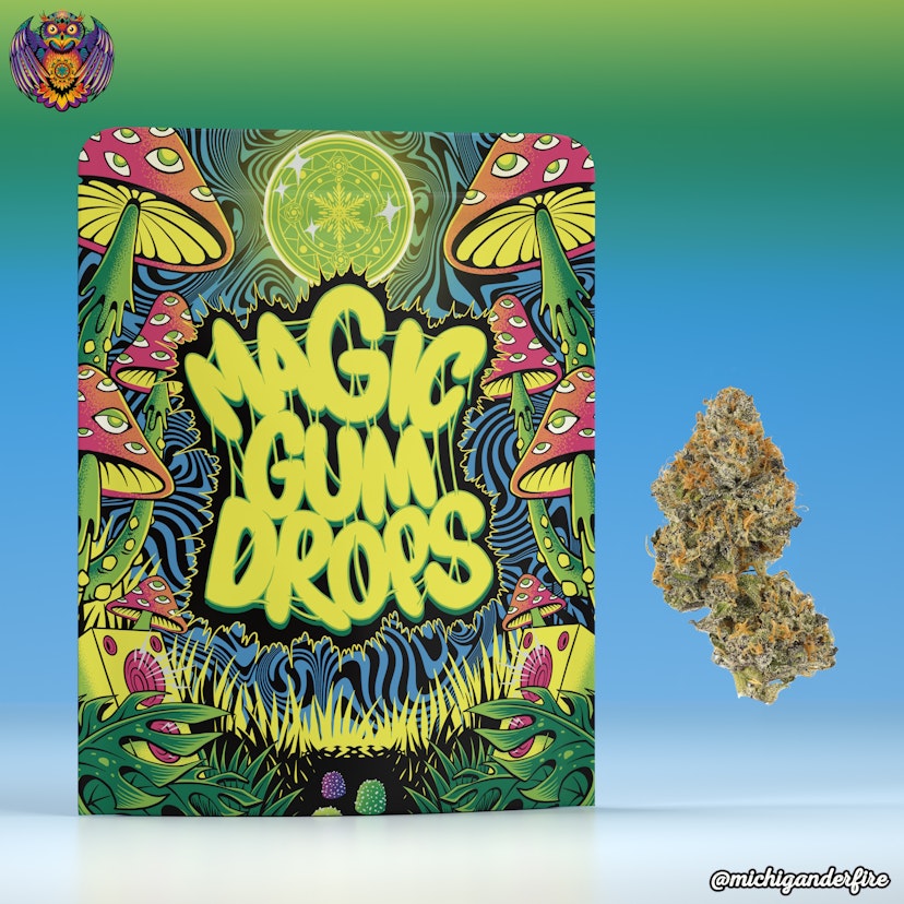 Michigander Fire 3.5g Magic Gum Drop