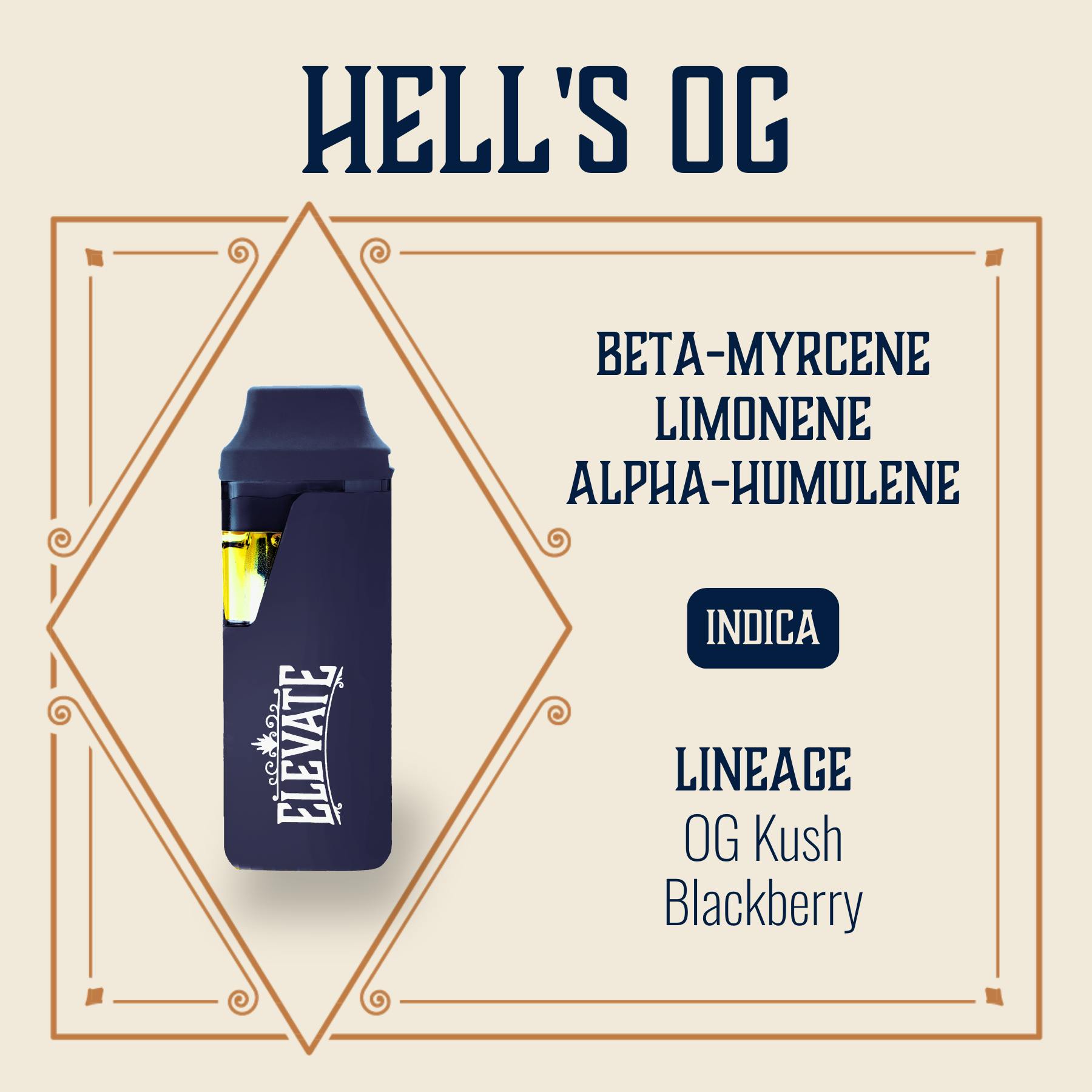 Hell's OG Canna Min-E-Bar | 0.5g | Key Missouri (Kirksville)